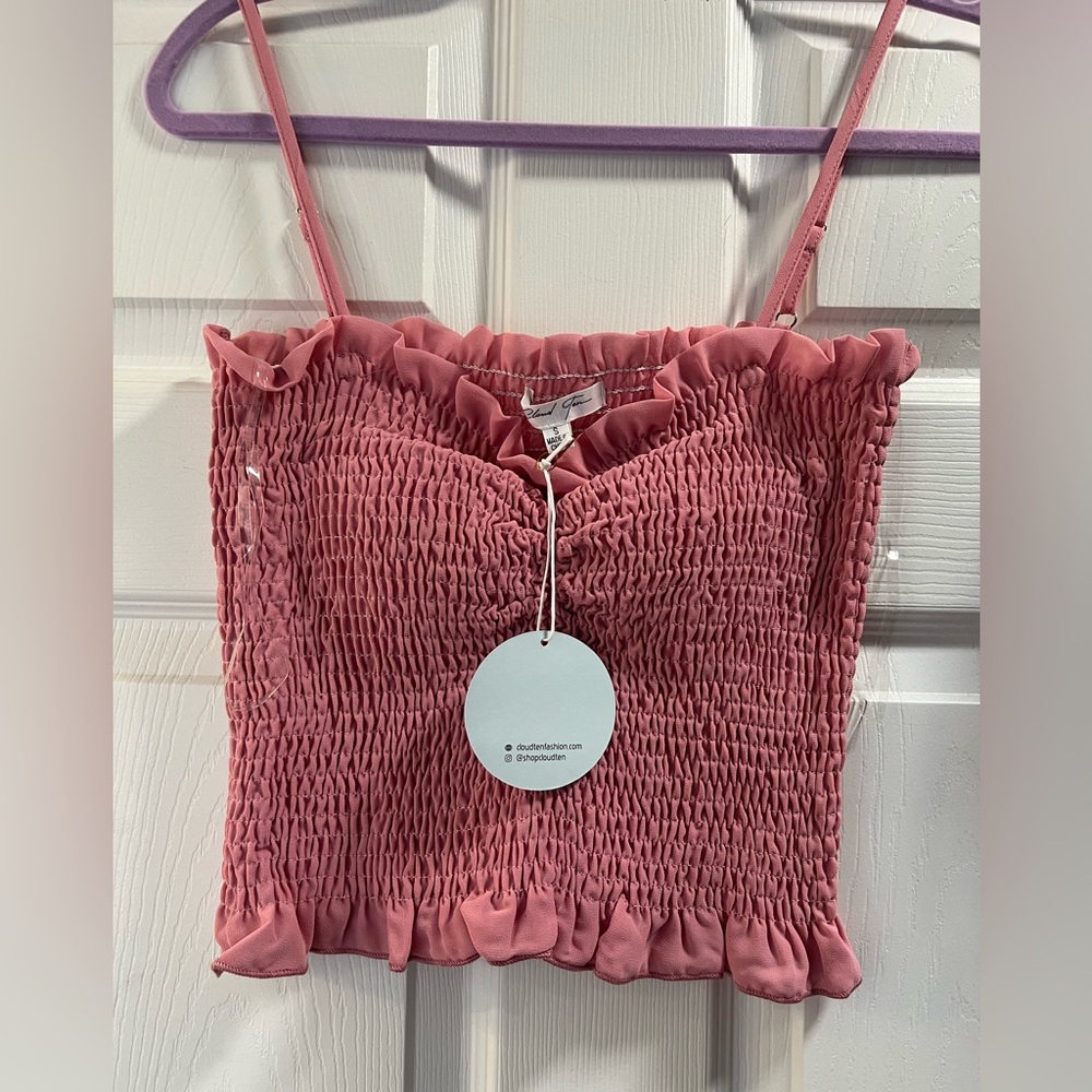 Pink tank top